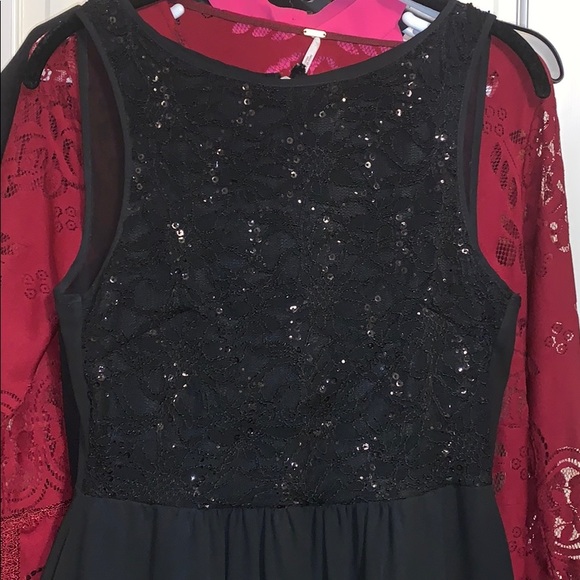 sequin high low dress - Picture 3 of 5